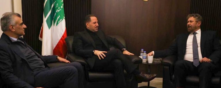 النائب نعمة افرام من بيت الكتائب المركزي: إن لم نصل الى اسم وسلة في الأسابيع المقبلة فهناك خطر وجودي على لبنان