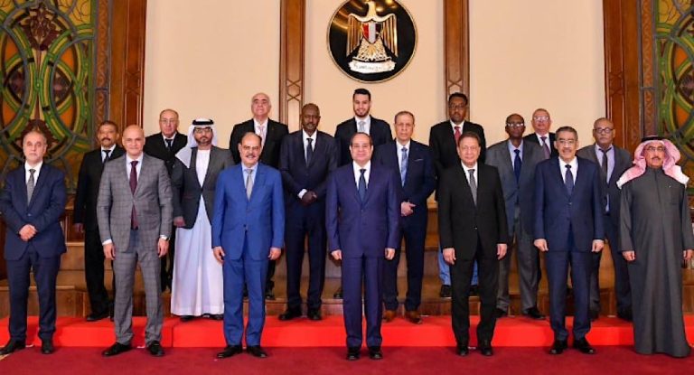 السيسي استقبل أعضاء الأمانة العامة الجديدة لاتحاد الصحافيين العرب