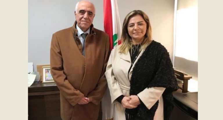 مكرزل دعت القصيفي للمشاركة في مهرجان المرأة العربية