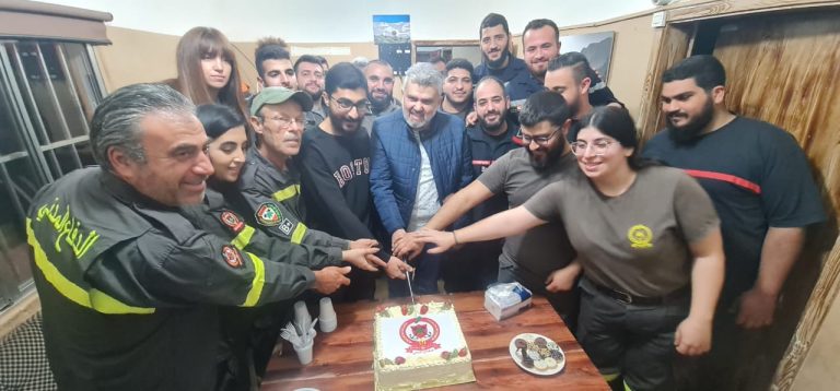 برّو في زيارة لمركز الدفاع المدني في العقيبة