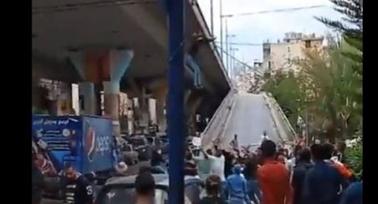 بالفيديو- مشهد مروّع …فتاة ترمي بنفسها من جسر برج حمود !