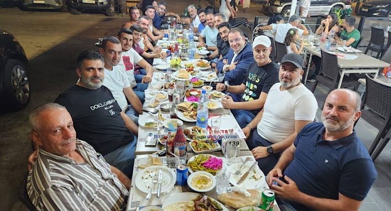 خاص-جورج القدوم يكرّم فريق نادي بلاط الرياضي بعد فوزه بلقب بطل لبنان