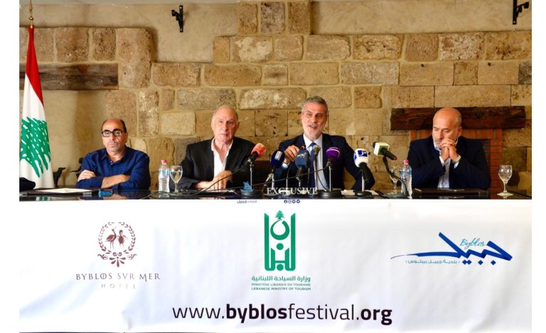 خاص-بالصور:إطلاق مهرجانات بيبلوس الدولية لصيف ٢٠٢٣ برعاية وزير السياحة المهندس وليد نصّار