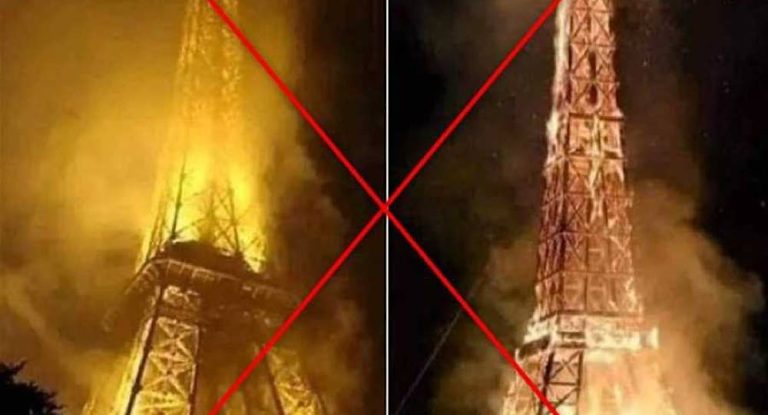برج ايفل…هل احترق؟