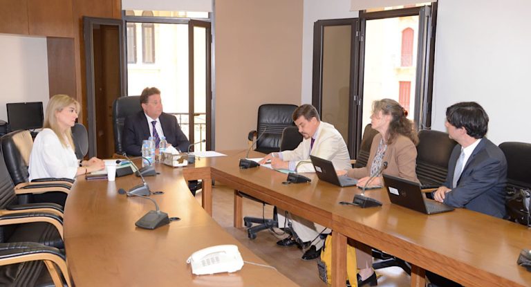 كنعان التقى وفدا مالياً رقابياً:الاصلاح البنيوي والمحاسبة أساس المعالجات الفعلية