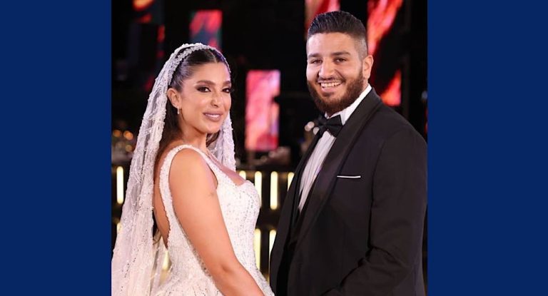 ‎بالفيديو والصور-دجو الدني كلها” وسحر “احلا شبينة ملاك”…جو نون وسحر فارس حاضران في زفاف ويليام وماريا