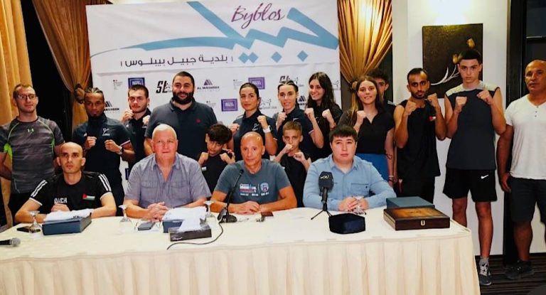 بالصور-الإعلان رسمياً عن البطولة الفرنكوفونية للملاكمة الفرنسية في جبيل بحضور ممثل النائب الحواط