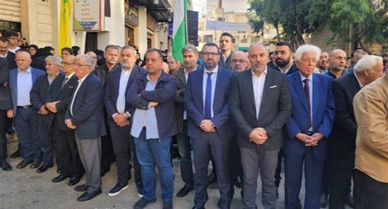 عواد مثل رئيس التيار في تشييع ابن النائب محمد رعد: أرفع وأغلى ما قد يقدمه الإنسان هو أن يبذل نفسه في سبيل قضيته وأرضه ووطنه