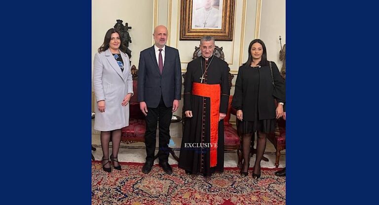 الراعي يلتقي وزير الداخلية والبلديات بسام مولوي مع وفد من مستشاريه في الوزارة