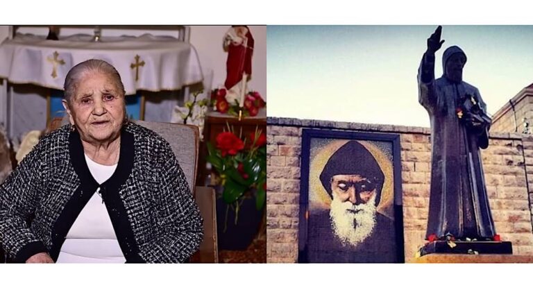 بالفيديو: رسالة القديس شربل للسيدة نهاد الشامي وتبريك شجرة الميلاد في ليلة عيد الدنح