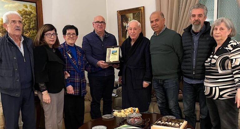 المجلس البلدي في بلدة لحفد  يكرم رئيسه السابق ابراهيم  مهنا