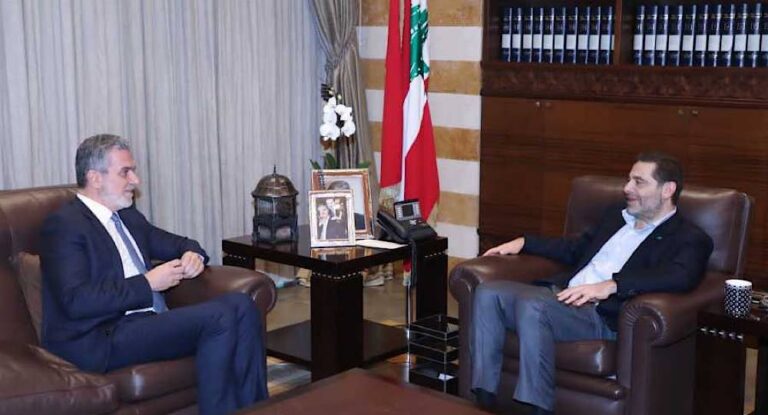 لقاءات وزارية…الوزير نصار يلتقي الرئيس الحريري