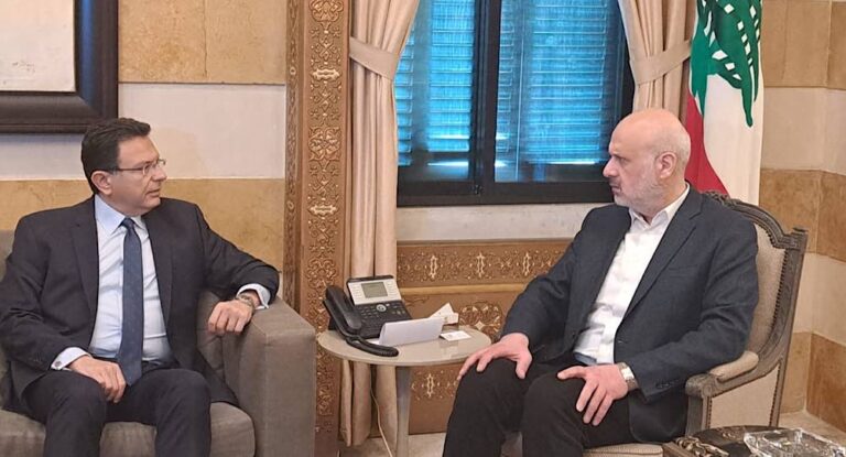 الخازن زار وزير الداخلية لمعالجة ازمة النافعة