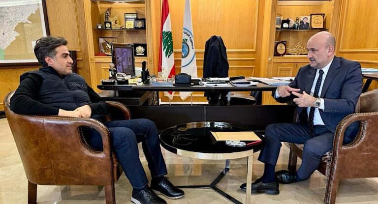 بالصورة-ابي رميا يبحث مع وزير الأشغال العامة علي حمية شؤوناً انمائية تخص قضاء جبيل