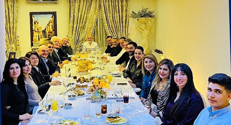 خاص-بالصور: مأدبة إفطار في دارة رجل الأعمال غسان مشرف في جبيل