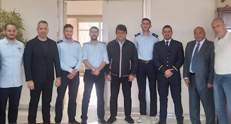 جولة لرئيس تجمع موارنة من أجل لبنان المحامي بول كنعان على معهد Marsati البحري في البترون