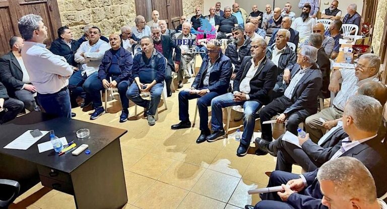 بالصور-مدراء المدارس الرسمية ومخاتير قضاء جبيل في مكتب الحواط