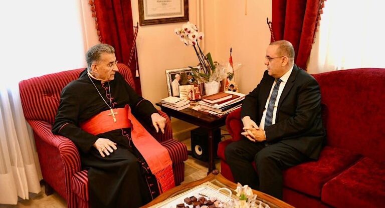 البيسري زار الراعي وحبث معه في اخر التطورات على الساحتين الداخلية والاقليمية،