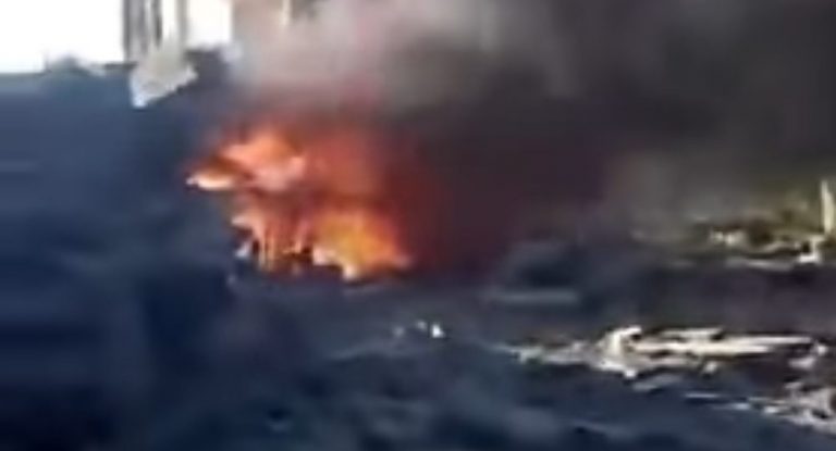 عاجل – بالفيديو: غارة على بلدة حولا وسقوط إصابات