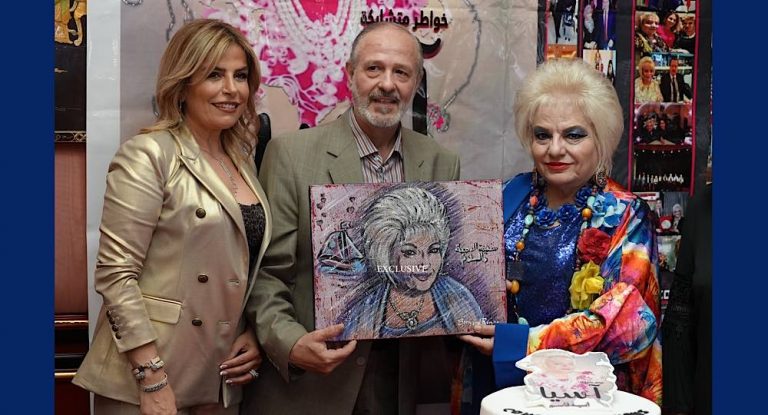 خاص-بالصور: فهدة سعادة تكرّم رئيسة المنتدى الإجتماعي للثقافة العربية أسيا قاسم