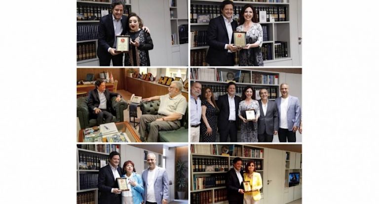 المكاري يكرم مجموعة نجوم “صنعوا مجد تلفزيون لبنان”