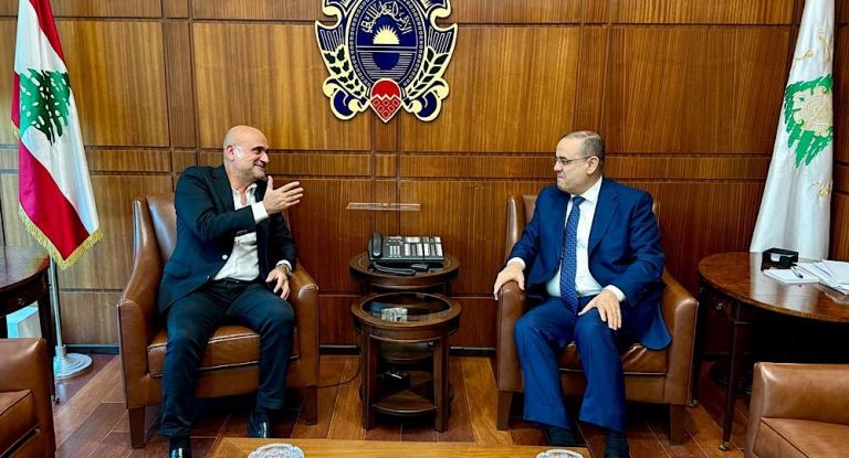 ابي رميا يلتقي المدير العام للامن العام اللواء الياس البيسري