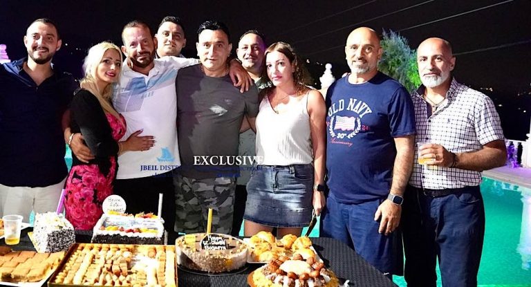 خاص-بالصور: مار شربل ومار الياس يجمعان الأصدقاء في دارة رجل الأعمال شربل بولس