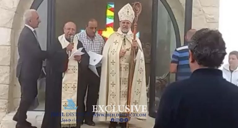 خاص-بالفيديو والصور : المطران عون يدشن كابيلا الروح القدس على جبل الصليب في العاقورة