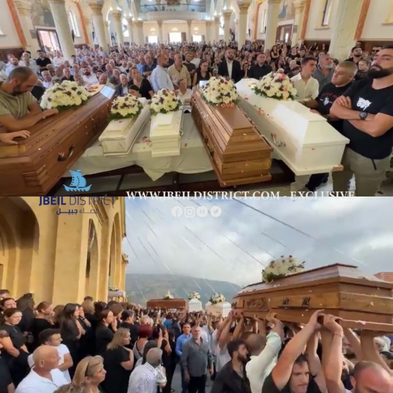 بالفيديو- بشرّي تودع الشّاب جوزيف حنّا طوق وعائلته