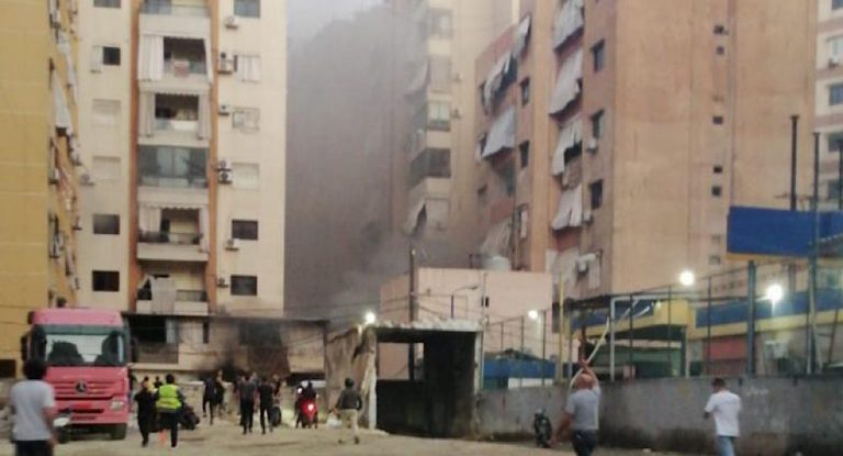 بالفيديو-مشاهد مؤثرة من الضاحية الجنوبية‬⁩ توثق حجم الدمار بعد القصف الاسرائيلي العنيف