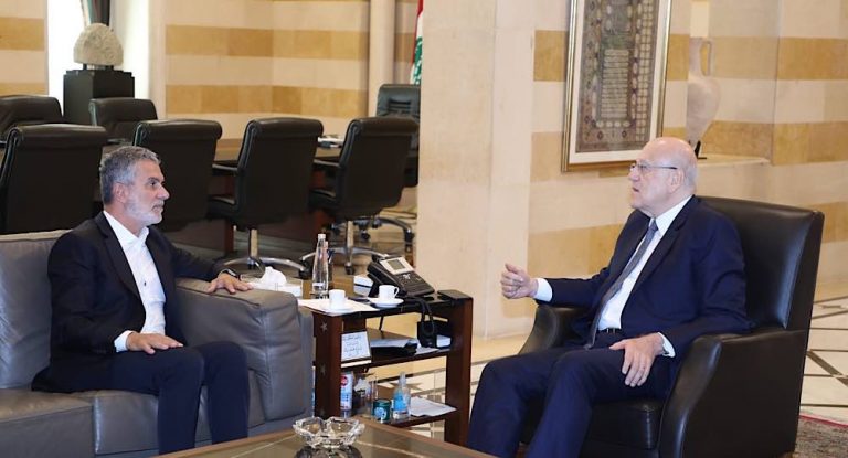 خاص-الوزير نصار يلتقي الرئيس ميقاتي