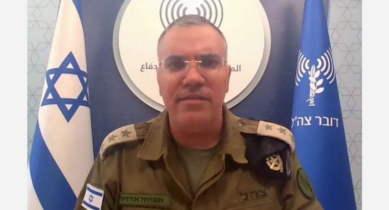 بالفيديو-أدرعي يزعم تدمير المئات من المواقع التابعة لحزب الله