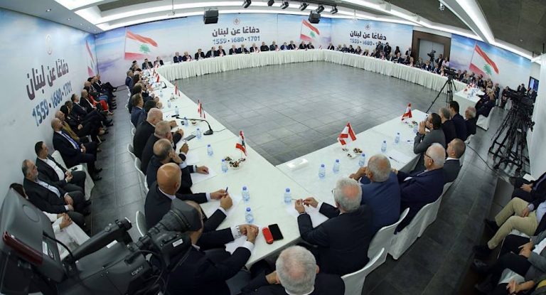 بالصور-جعجع بعد لقاء معراب: لخارطة طريق توقف الانهيار وأولى خطواتها وقف إطلاق النار