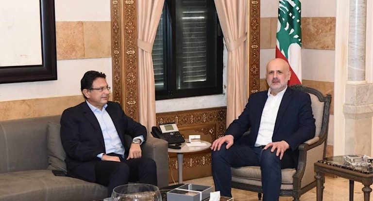 الخازن يلتقي وزير الداخلية