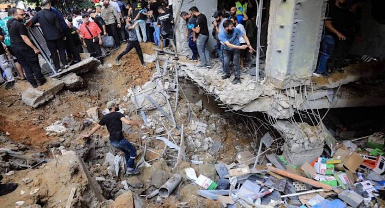 بالفيديو…عددٌ هائل لحصيلة الشهداء في غارة علمات