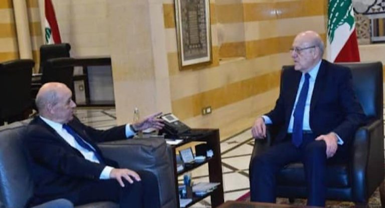 ميقاتي استقبل لودريان… وهذا ما قاله الأخير