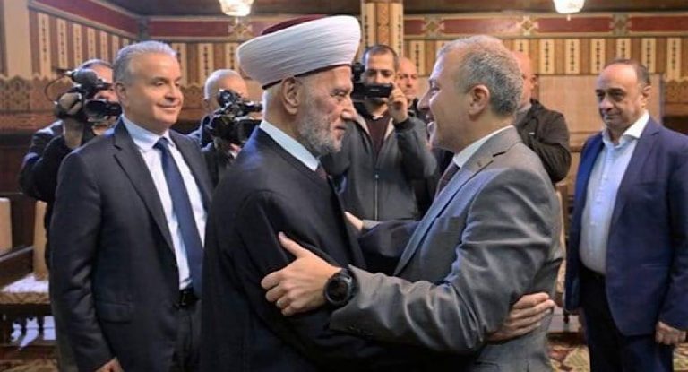 باسيل من دار الفتوى: الانتخابات الرئاسية إستحقاق لبناني ولا يجوز ربطه بالاحداث في المنطقة