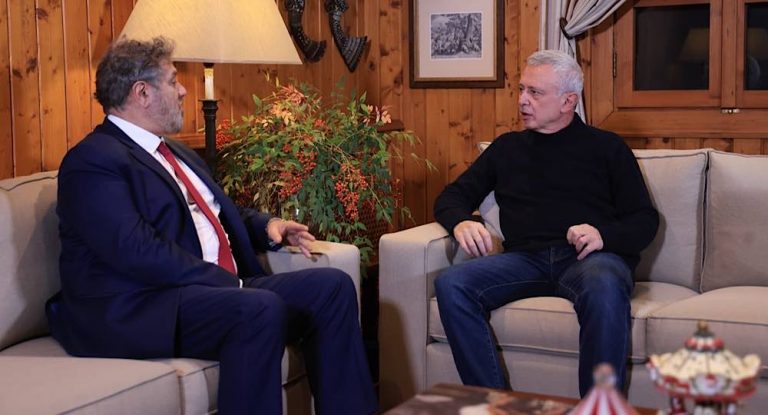 فرنجيه استقبل نعمة افرام وبحثا في التطورات والملف الرئاسي