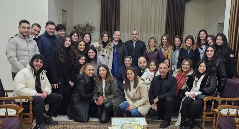 خاص-بالصور: بشير فرام على رأس وفد من المزاريب وعرستا في زيارة  لدير المسنين في كفرمسحون بمناسبة عيد الميلاد المجيد