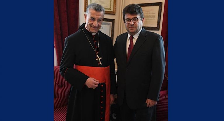 المحامي بول كنعان يهنئ الراعي بانتخاب رئيس للجمهورية ويبحث معه بالتطورات الراهنة