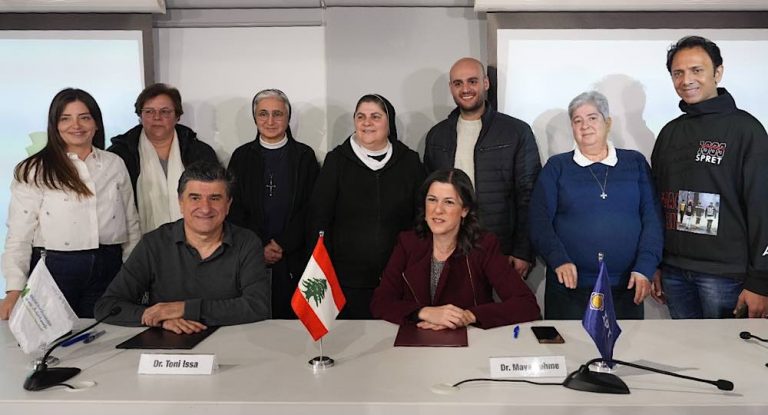 بالصور-مؤسسة ميشال عيسى للتنمية المحلية توقّع إتفاقية تعاون مع جمعية التحريج اللبناني