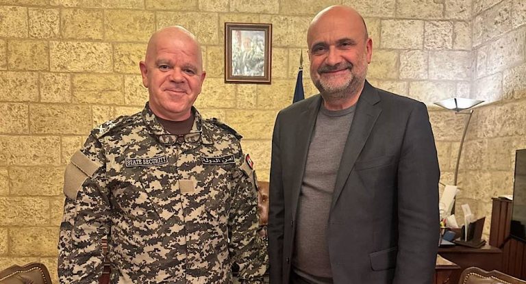 أبي رميا يهنئ اللواء لاوندس بمنصبه الجديد ويبحث معه شؤونًا جبيلية