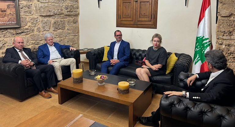 الحواط يستقبل السفيرة البولندية لدى لبنان الكسندرا بوكوفسكا في جبيل