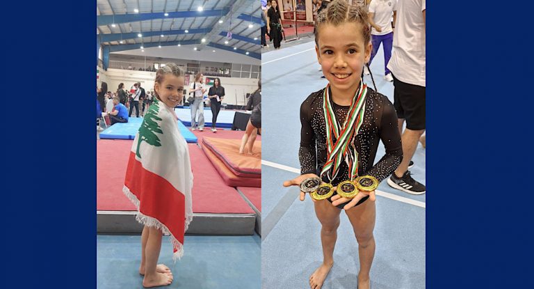 خاص-جنيفر مطر ترفع راية لبنان في بطولة غرب آسيا للجمباز