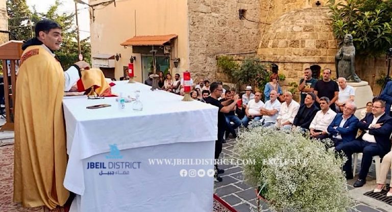 بالصور-جبيل احتفلت بعيد شفيعتها القديسة الشهيدة أكويلينا