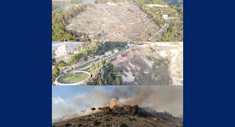 خاص-بالصور والفيديو: حريق كبير في شامات والتحقيقات تُرجّح أن يكون مفتعل!