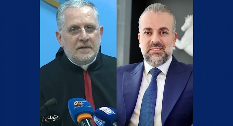 خاص-رئيس بلدية عنايا وكفربعال يزور المطران عون تحضيراً لزيارة البابا إلى لبنان