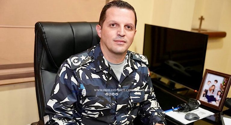 خاص-ترقية آمر فصيلة جبيل الرائد أنطونيو يمين الى رتبة مقدّم