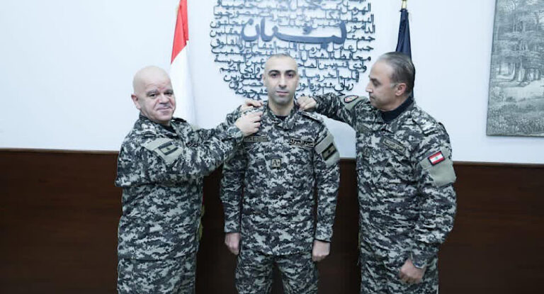 خاص-تعيين النقيب إلياس رستم رئيسًا لمكتب أمن الدولة في البترون