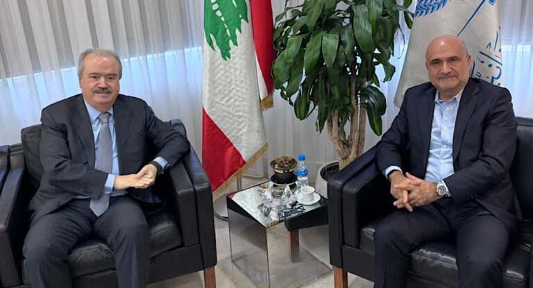 أبي رميا يبحث مع الوزير جابر في الأوضاع المالية والنقدية